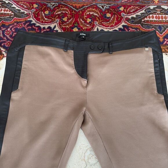 Rudsak Dara Leather & Stretch Polyester Spandex Equestrian Style Leggings - Picture 3 of 16